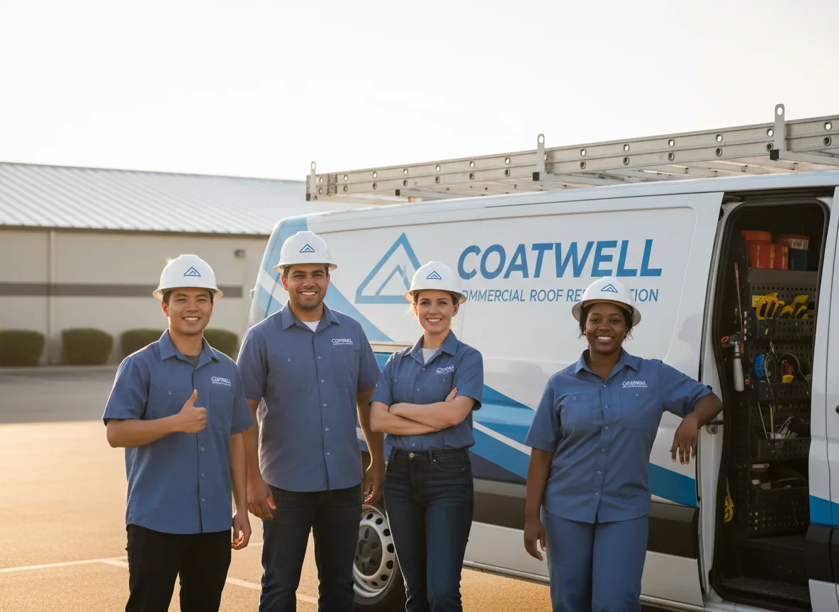 Commercial roof coating company in Nursery, TX